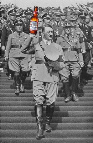 hitler with a bud