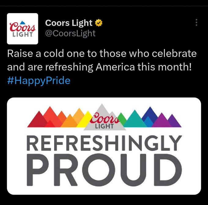 Coors Light supports LGBTQ+